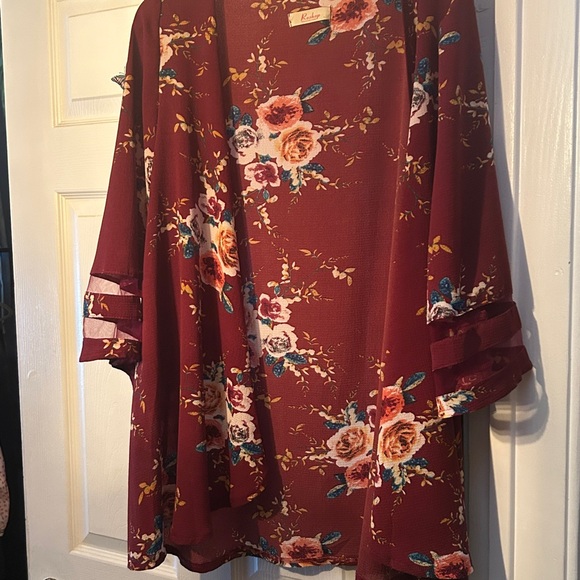 Other - Floral Kimono Cardigan